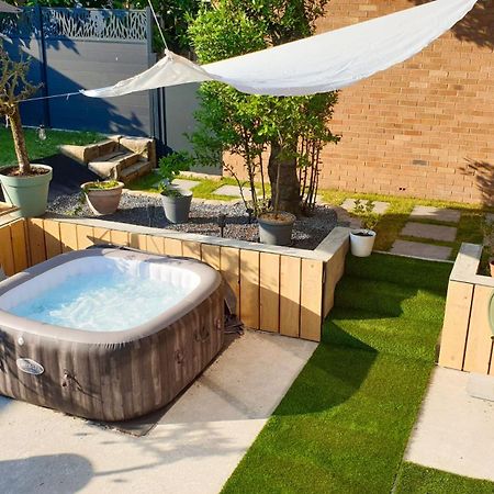 Gary Suite - Studio Cosy, Spa Et Jardin Privatif A 4 Min De Cambrai Awoingt Exterior foto