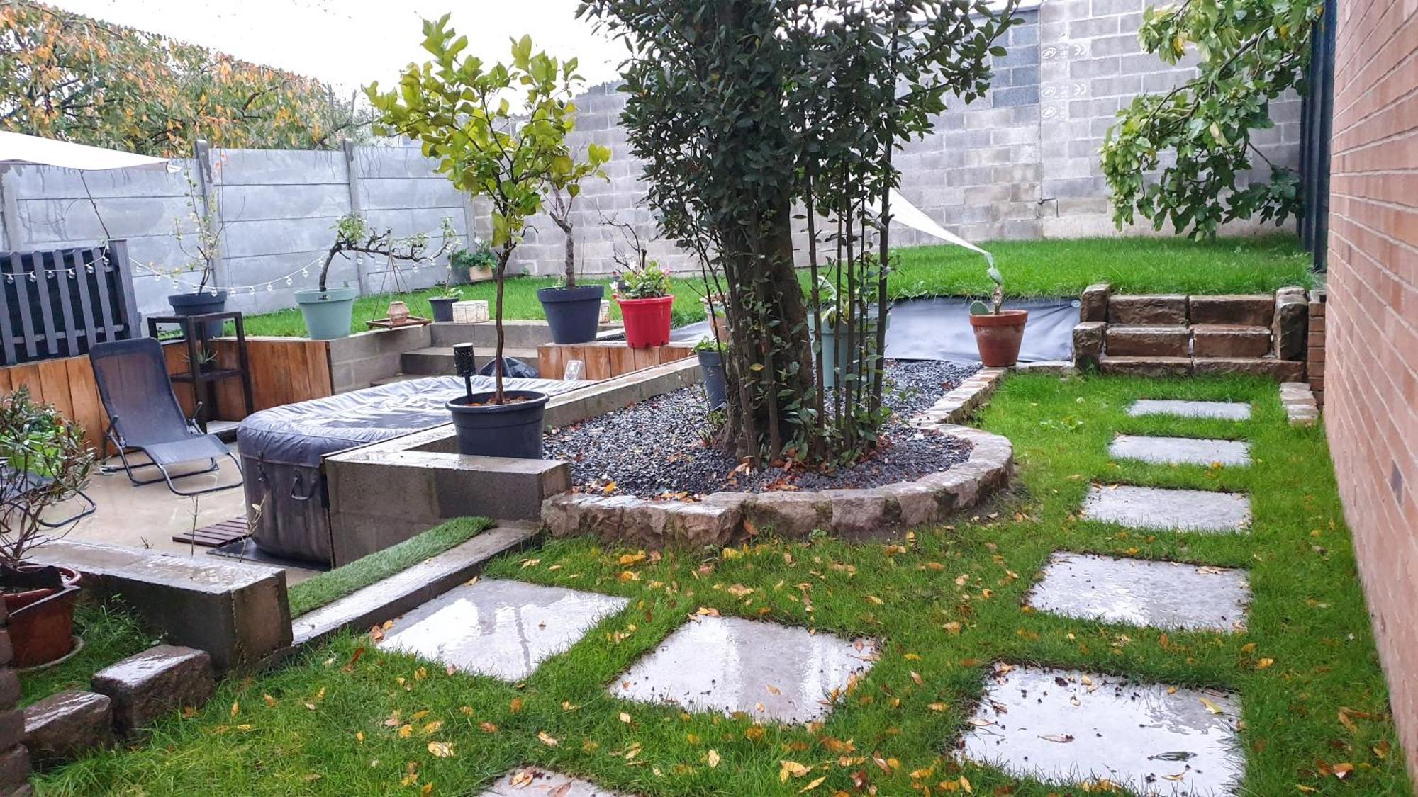 Gary Suite - Studio Cosy, Spa Et Jardin Privatif A 4 Min De Cambrai Awoingt Exterior foto